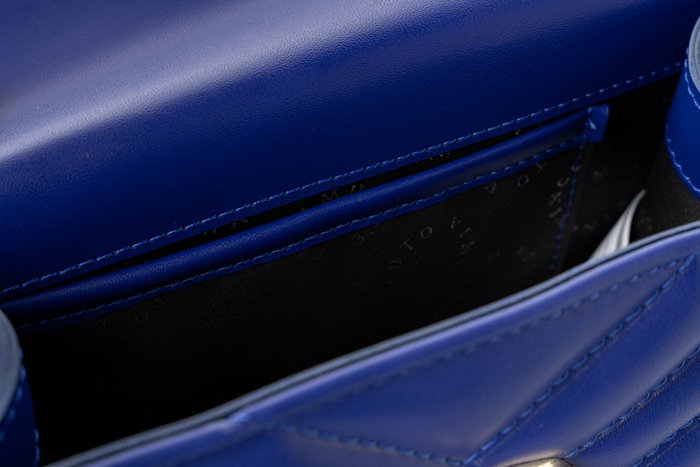 Vince Camuto Bolso Bandolera Sax Blue Piel de Polivinilo